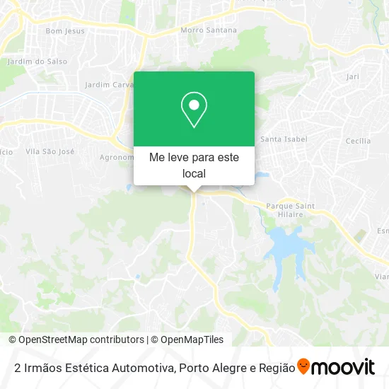2 Irmãos Estética Automotiva mapa