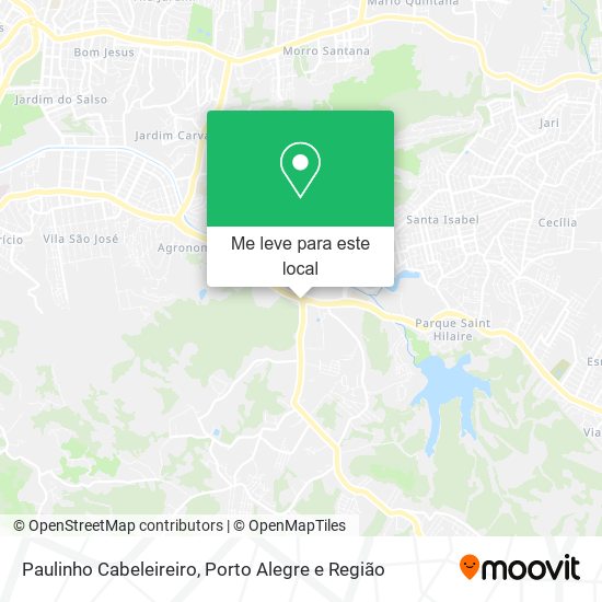 Paulinho Cabeleireiro mapa