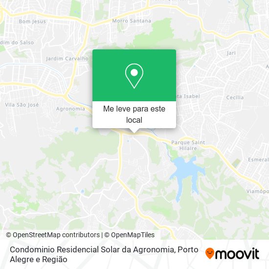 Condominio Residencial Solar da Agronomia mapa