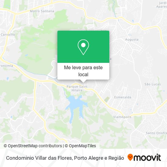 Condominio Villar das Flores mapa