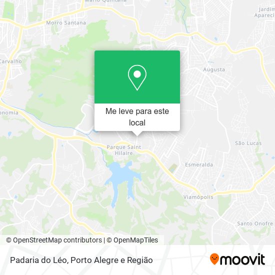 Padaria do Léo mapa