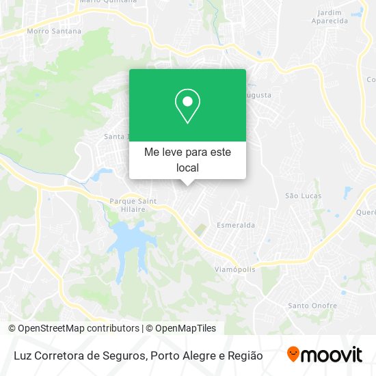 Luz Corretora de Seguros mapa