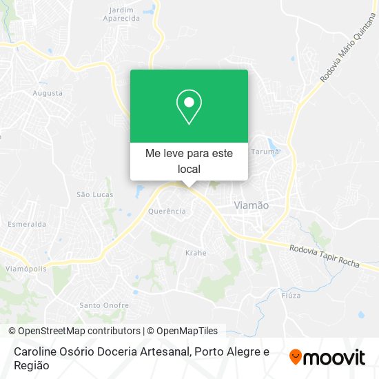Caroline Osório Doceria Artesanal mapa