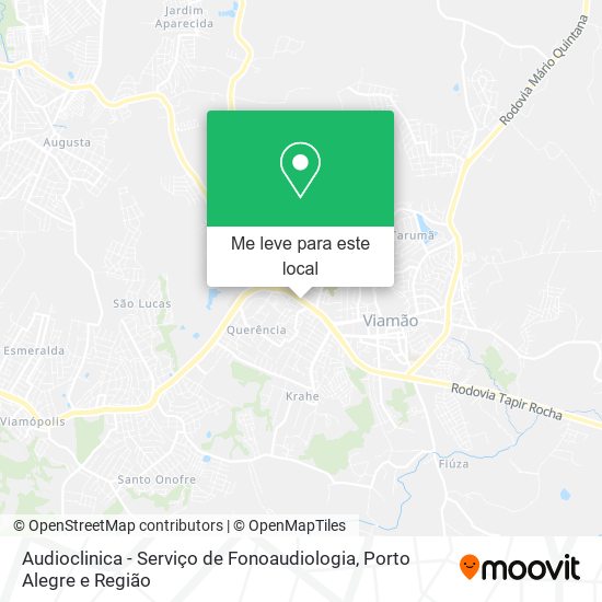 Audioclinica - Serviço de Fonoaudiologia mapa