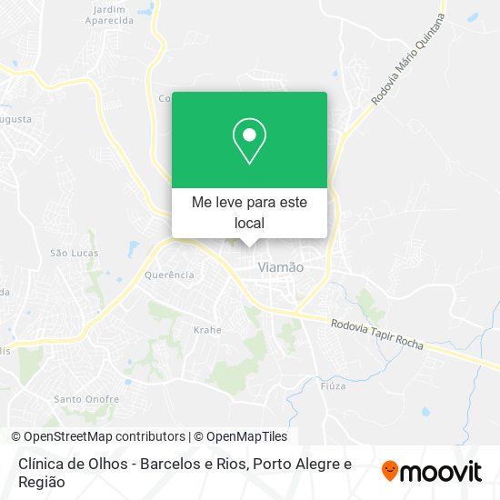 Clínica de Olhos - Barcelos e Rios mapa