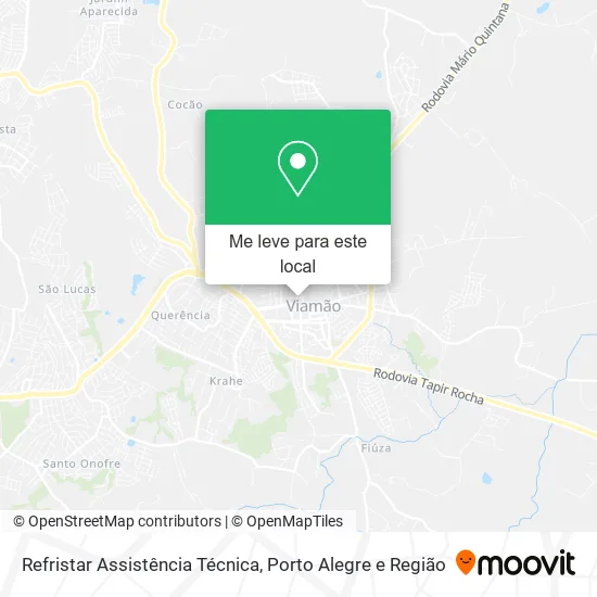 Refristar Assistência Técnica mapa