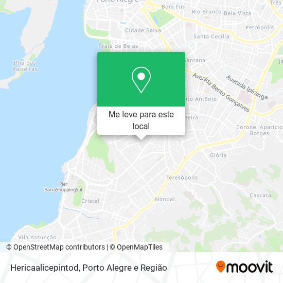 Hericaalicepintod mapa