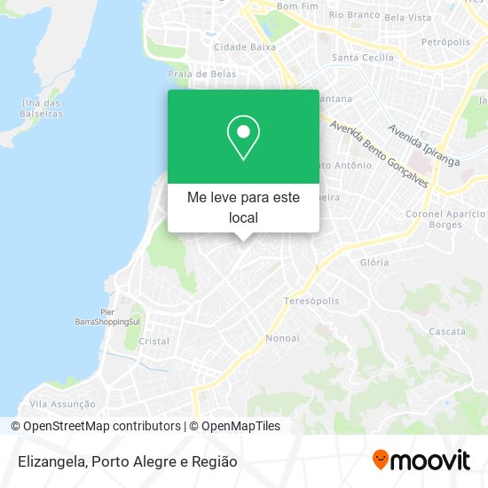 Elizangela mapa