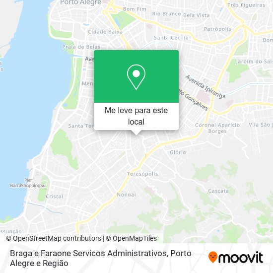 Braga e Faraone Servicos Administrativos mapa