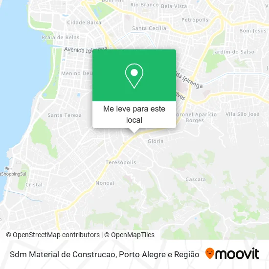 Sdm Material de Construcao mapa