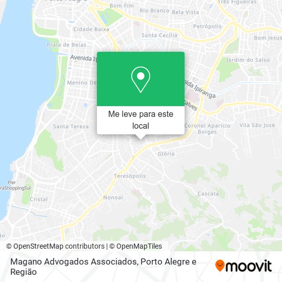 Magano Advogados Associados mapa