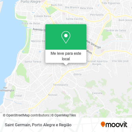 Saint Germain mapa