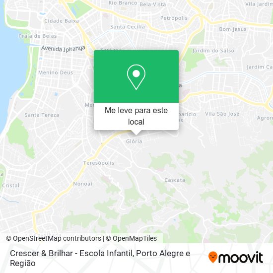 Crescer & Brilhar - Escola Infantil mapa
