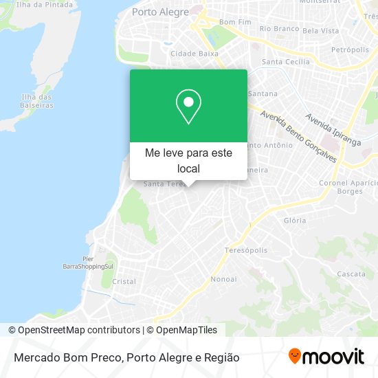 Mercado Bom Preco mapa