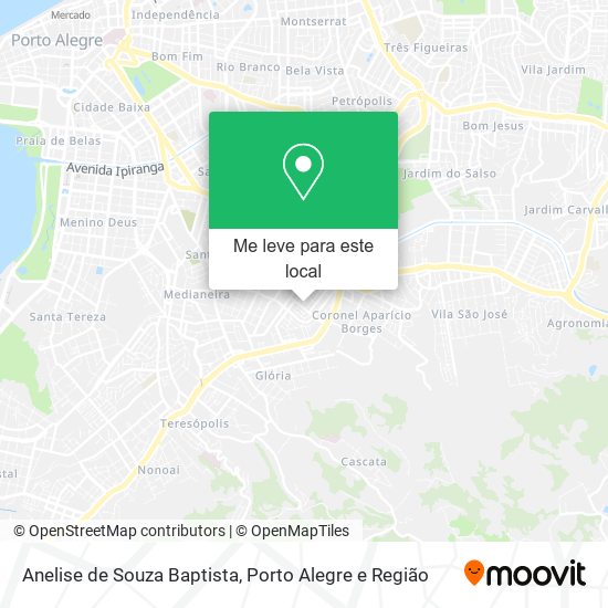 Anelise de Souza Baptista mapa