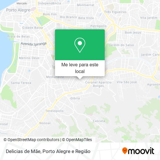 Delicias de Mãe mapa