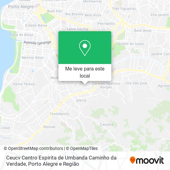 Ceucv Centro Espírita de Umbanda Caminho da Verdade mapa