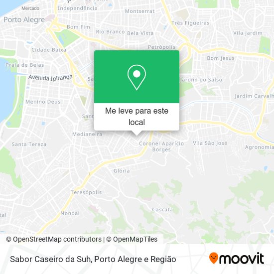 Sabor Caseiro da Suh mapa