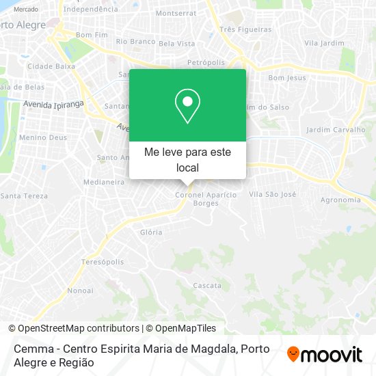 Cemma - Centro Espirita Maria de Magdala mapa