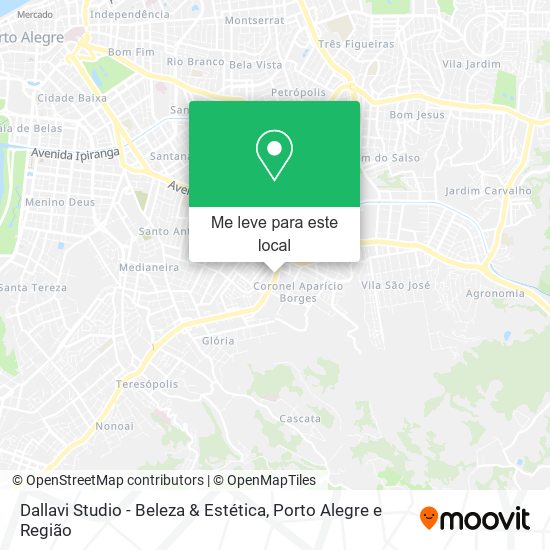 Dallavi Studio - Beleza & Estética mapa