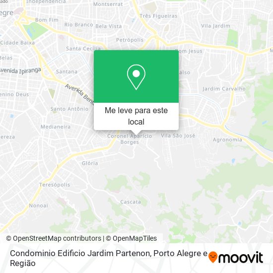 Condominio Edificio Jardim Partenon mapa