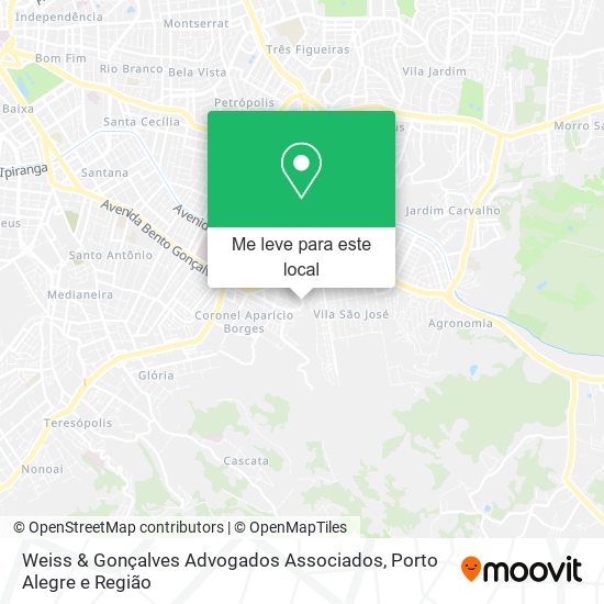 Weiss & Gonçalves Advogados Associados mapa