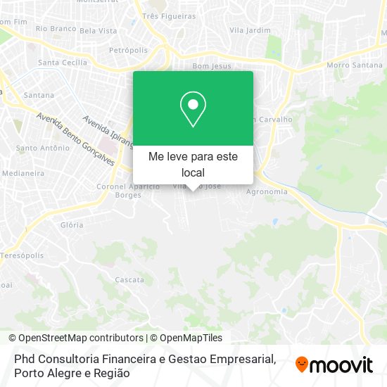 Phd Consultoria Financeira e Gestao Empresarial mapa