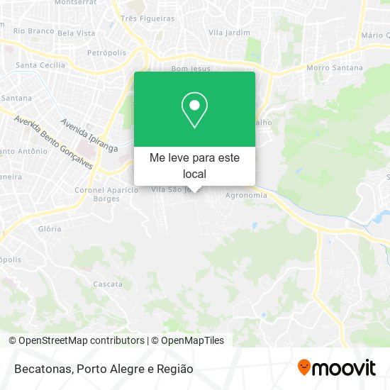 Becatonas mapa