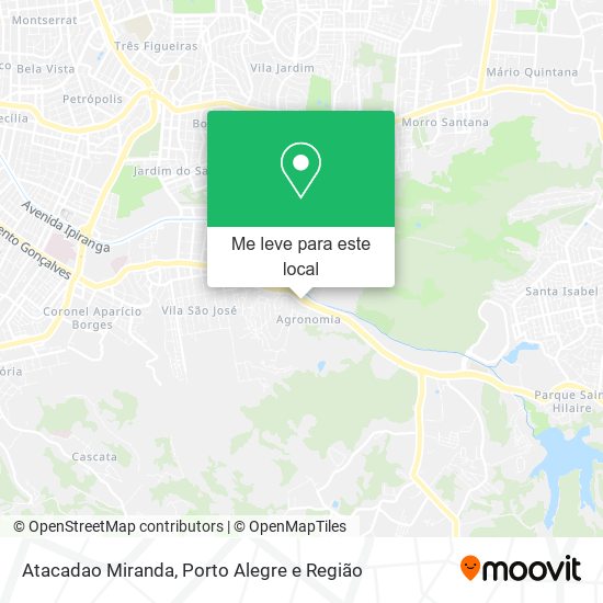 Atacadao Miranda mapa