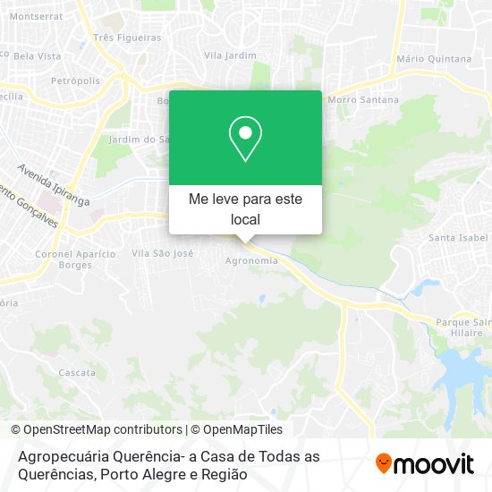 Agropecuária Querência- a Casa de Todas as Querências mapa