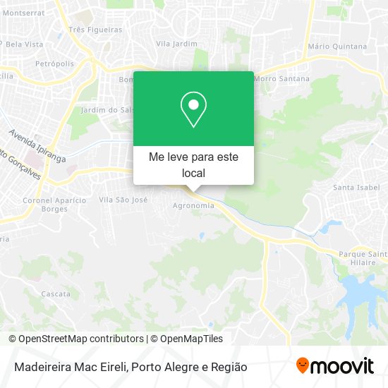 Madeireira Mac Eireli mapa