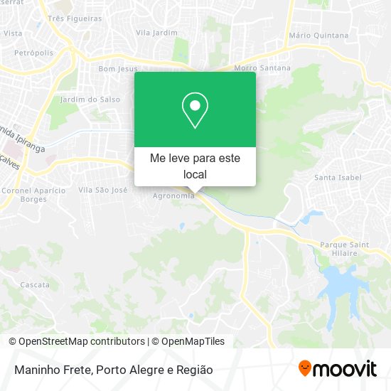 Maninho Frete mapa