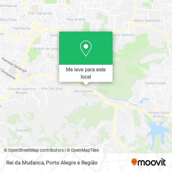 Rei da Mudanca mapa