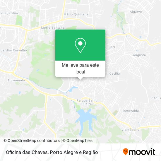 Oficina das Chaves mapa