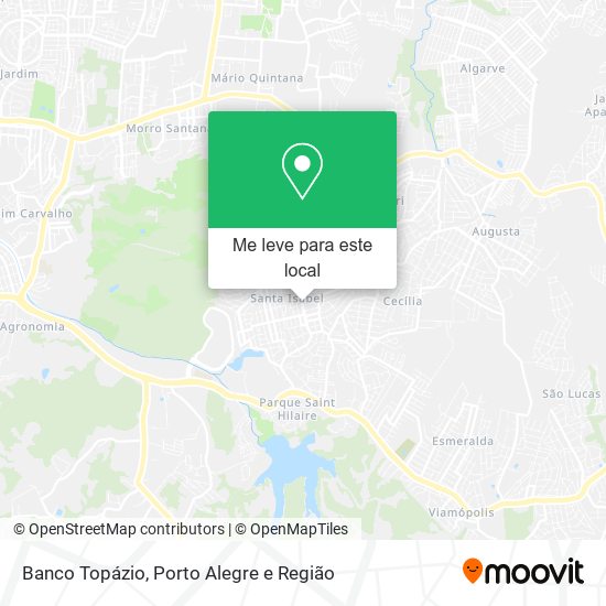 Banco Topázio mapa