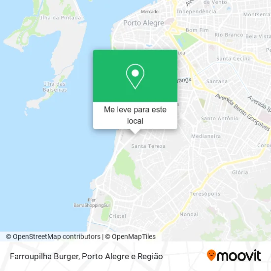 Farroupilha Burger mapa