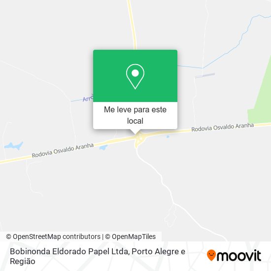 Bobinonda Eldorado Papel Ltda mapa