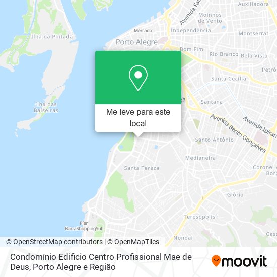 Condomínio Edificio Centro Profissional Mae de Deus mapa