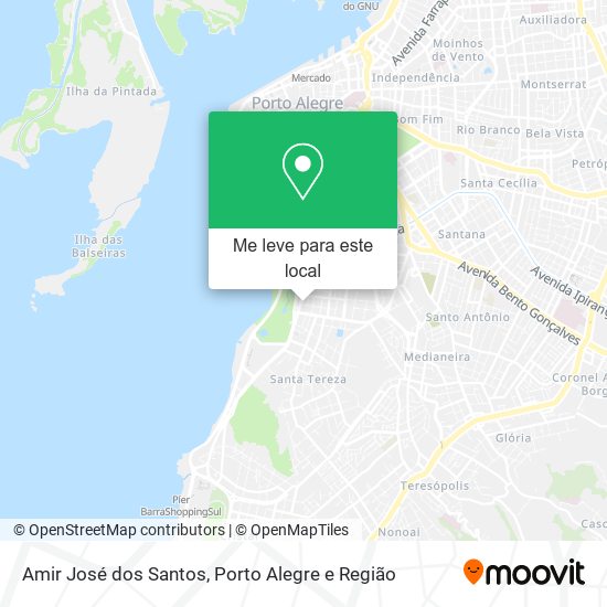 Amir José dos Santos mapa