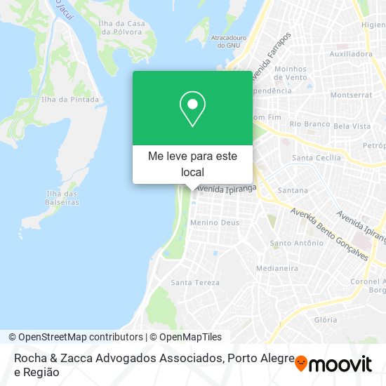 Rocha & Zacca Advogados Associados mapa