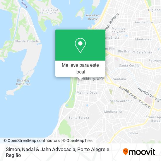 Simon, Nadal & Jahn Advocacia mapa