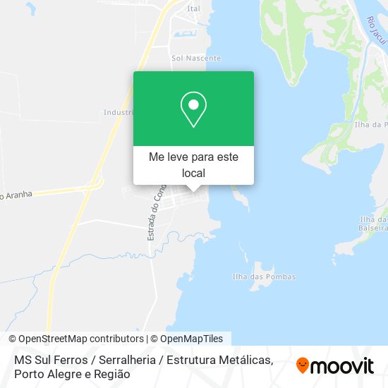MS Sul Ferros / Serralheria / Estrutura Metálicas mapa