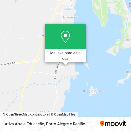 Ativa Arte e Educação mapa