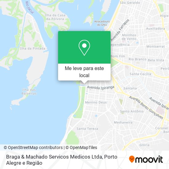 Braga & Machado Servicos Medicos Ltda mapa