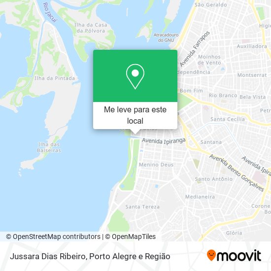 Jussara Dias Ribeiro mapa