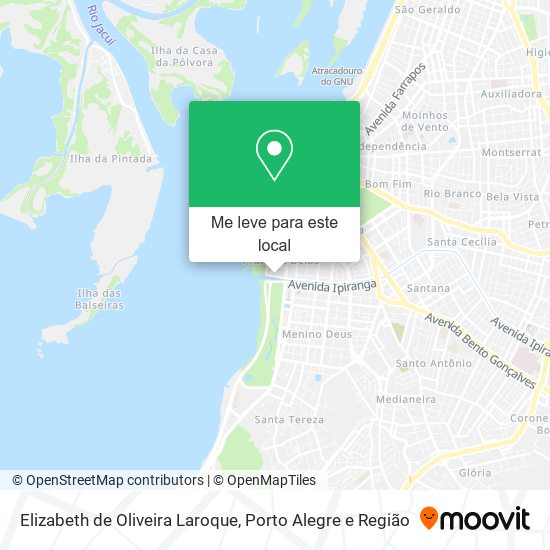 Elizabeth de Oliveira Laroque mapa
