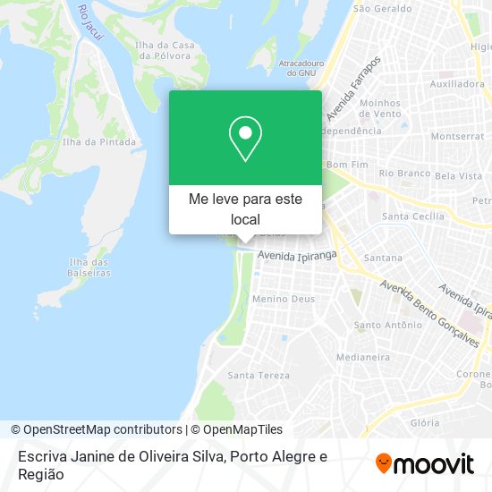 Escriva Janine de Oliveira Silva mapa