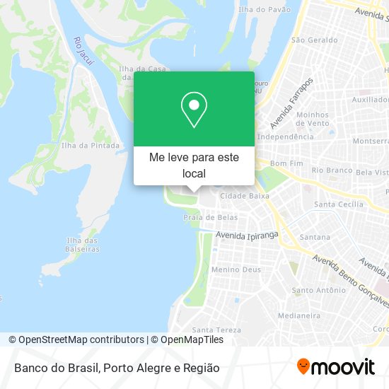 Banco do Brasil mapa