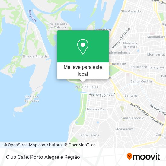 Club Café mapa
