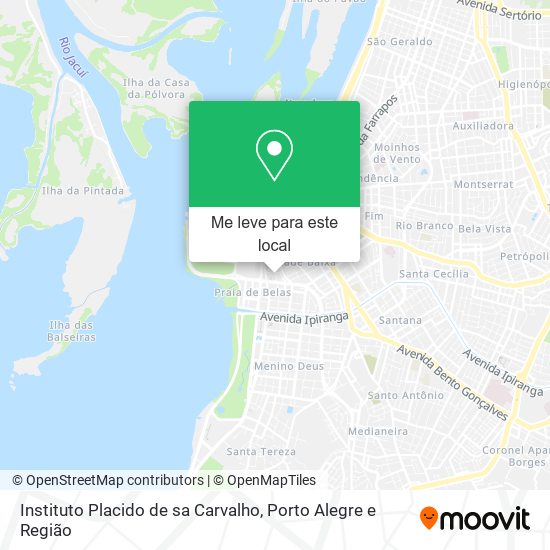 Instituto Placido de sa Carvalho mapa